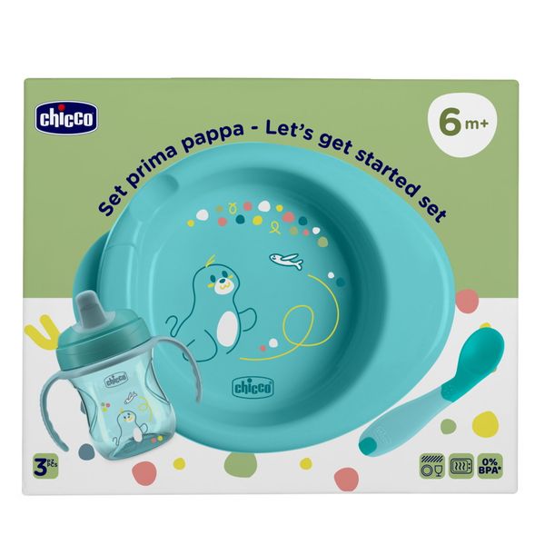 Set pappa 6m+ azzurro - chicco - Chicco