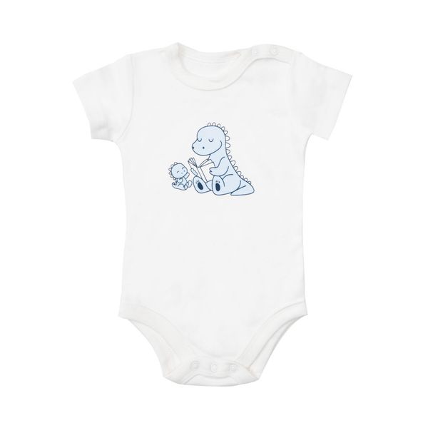 Body mezza manica interlock bimbo bianco - Mawi