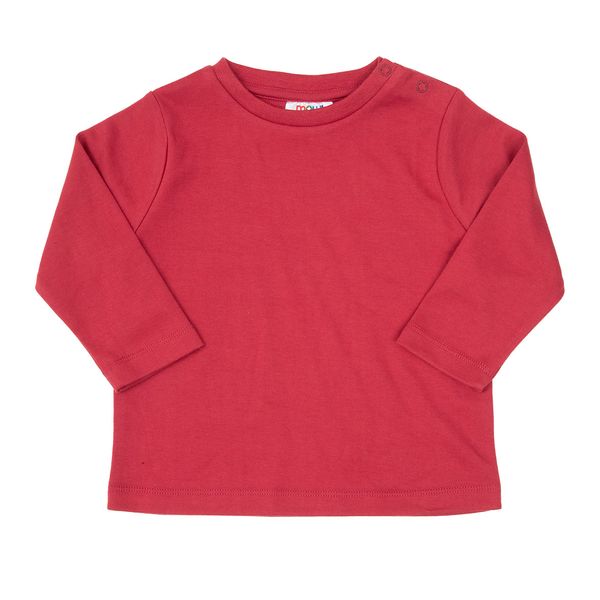 T-shirt maniche lunghe bimbo bordeaux - Mawi