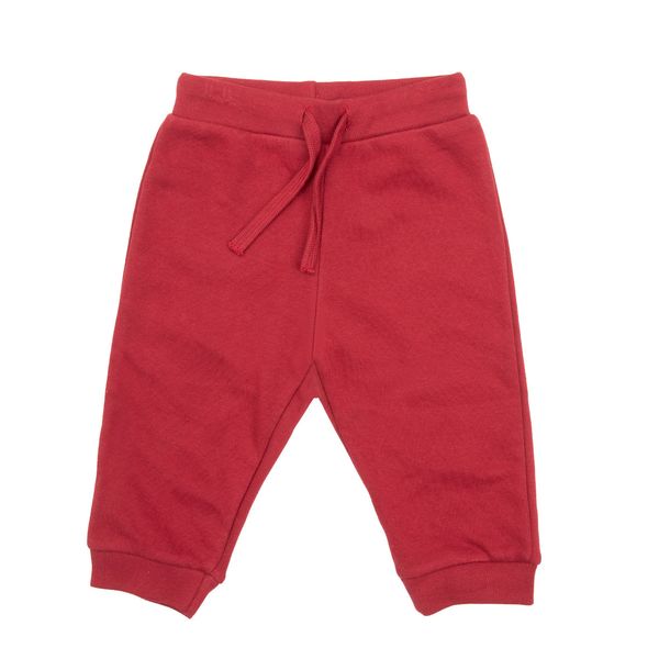 Pantalone french terry bimbo bordeaux - Mawi