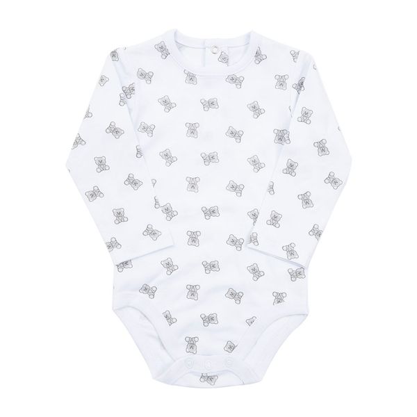 Body jersey bimbo bianco panna stampato - Mawi