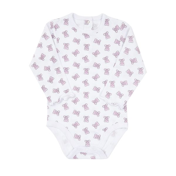 Body jersey bimbo bianco panna stampato - Mawi