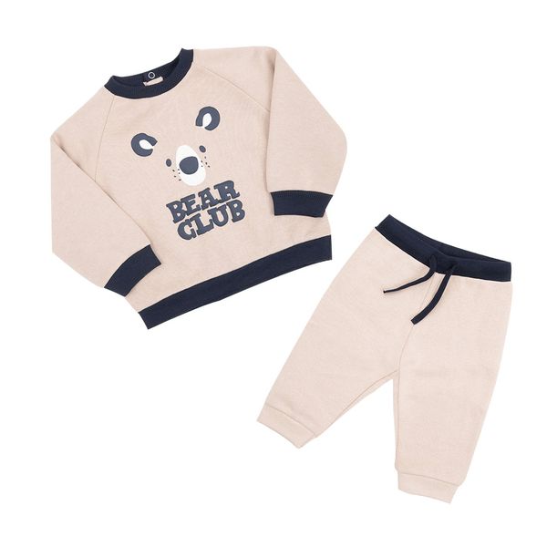 Completo jogging bimbo beige - Mawi