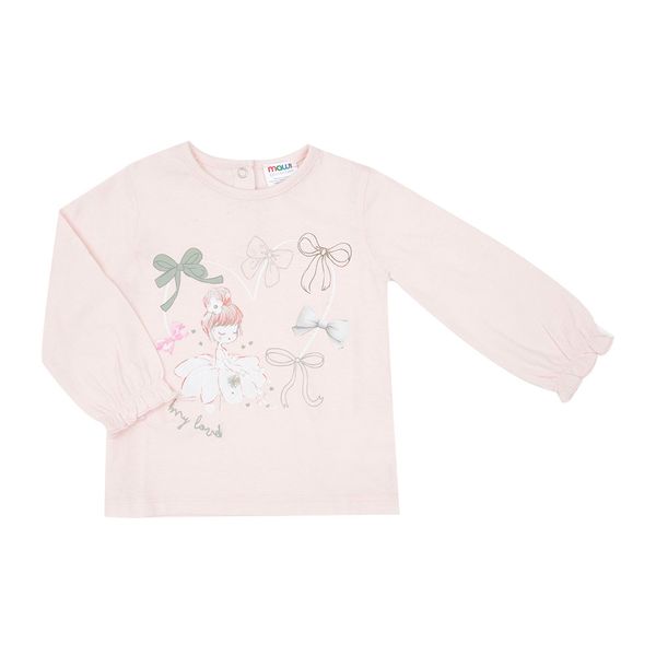 Maglia manica lunga bimba "tenera bambolina" - Mawi