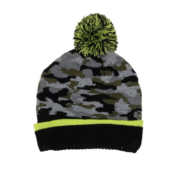 Cappello bimbo con pon pon mimetico - Mawi