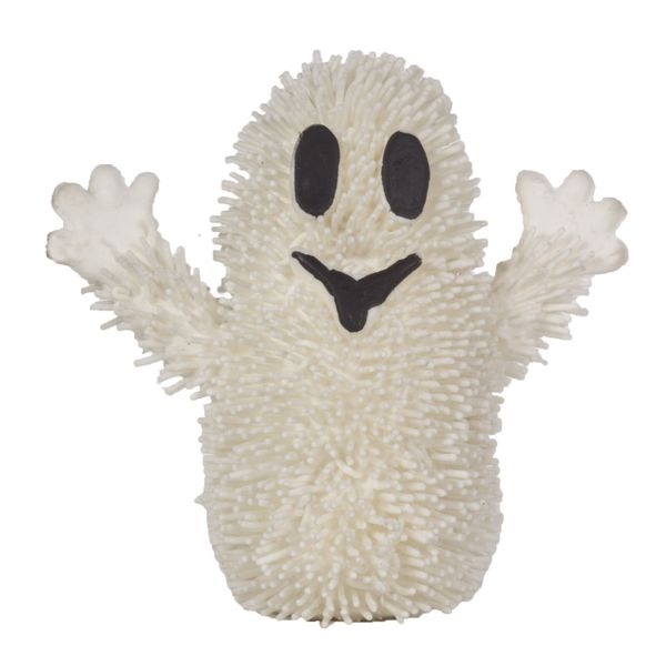 Fantasma luminoso antistress di colore bianco con occhi e bocca - Ciao