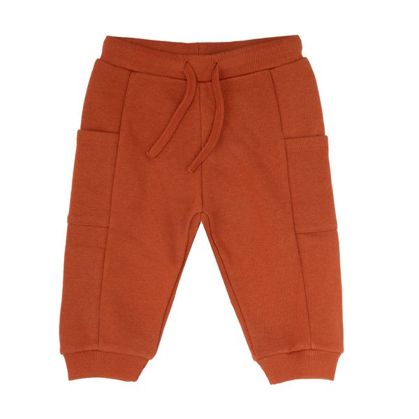 Pantalone felpato bimbo marrone - Mawi