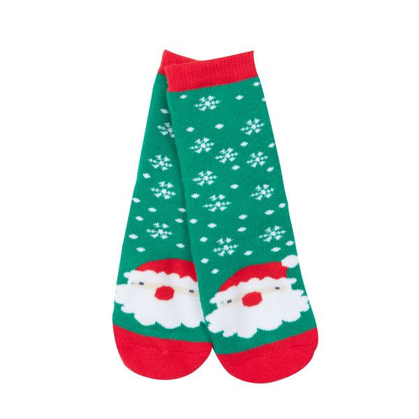 Calze antiscivolo unisex verdi "christmas" - Mawi