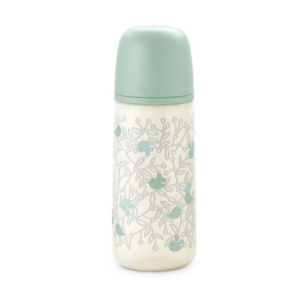 Biberon birdies 360ml sxpro flusso medio +6 mesi verde - suavinex - Suavinex