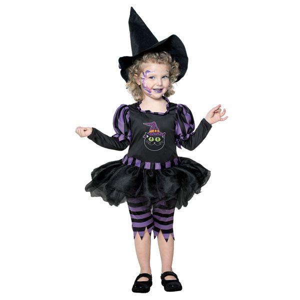 Costume da streghetta per bambini – 3+ - carnaval queen - Carnaval Queen