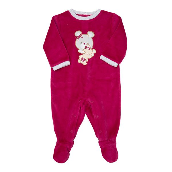 Tutina da bambina rossa "orsetti" - Mawi