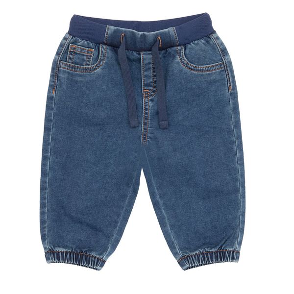 Pantalone finto denim bimbo felpato - Mawi