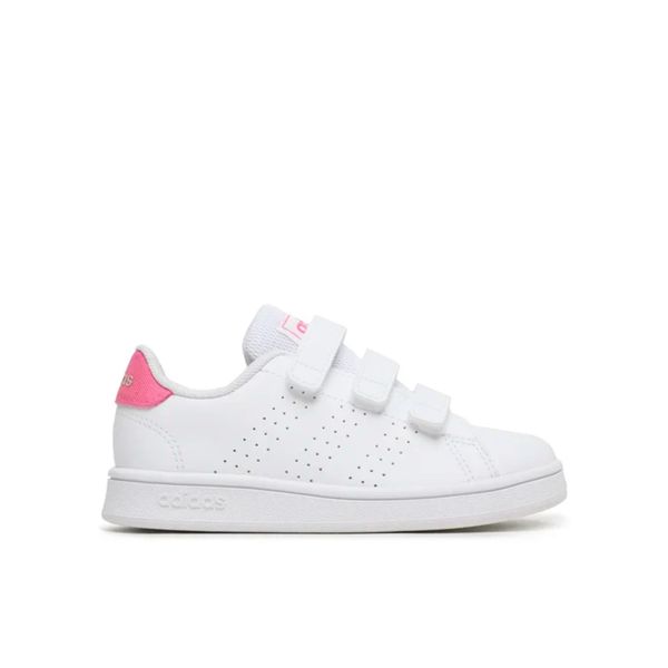Scarpe bimbo bimba adidas advantage children con strappi bianco rosa - adidas - Adidas