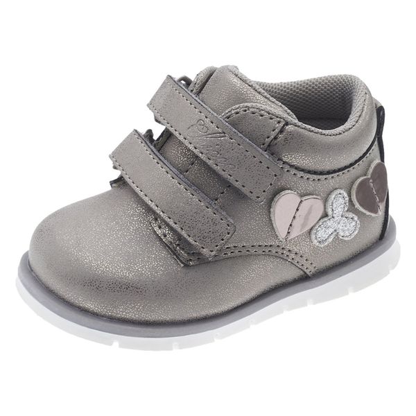 Scarpa fresia doppio velcro acciaio con app. cuori-fiori - chicco - Chicco
