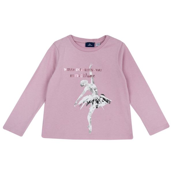 Maglietta rosa con ballerina - chicco - Chicco