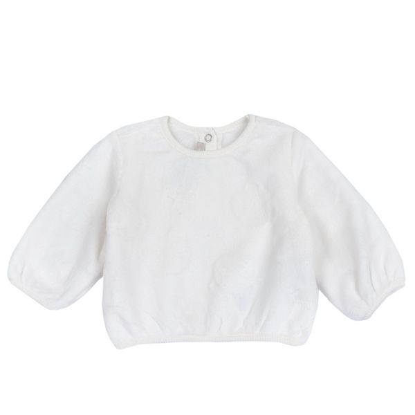 Sweat shirt pellicciotto bianco - chicco - Chicco