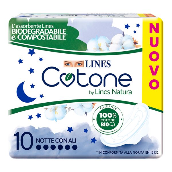 Assorbenti cotone by lines natura notte x10 - lines - Lines