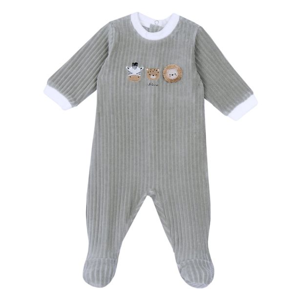 Tutina con apertura patello con tre animaletti - chicco - Chicco