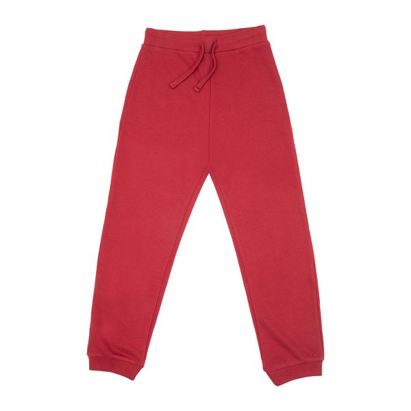 Pantalone french terry bimba rosso - Mawi