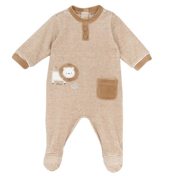 Tutina con apertura patello con leoncino e taschino - chicco - Chicco