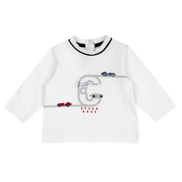 T.shirt m/l panna con c e macchine - chicco - Chicco