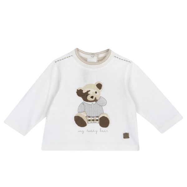 T.shirt m/l panna con orso - chicco - Chicco