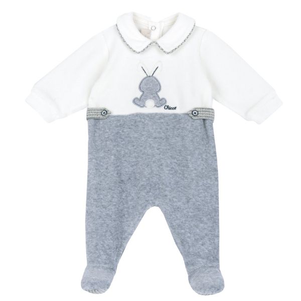 Tutina con apertura patello con coniglietto - chicco - Chicco