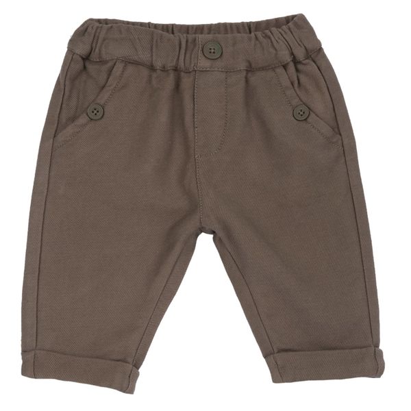 Pantaloni felpa marrone con bottoni - chicco - Chicco