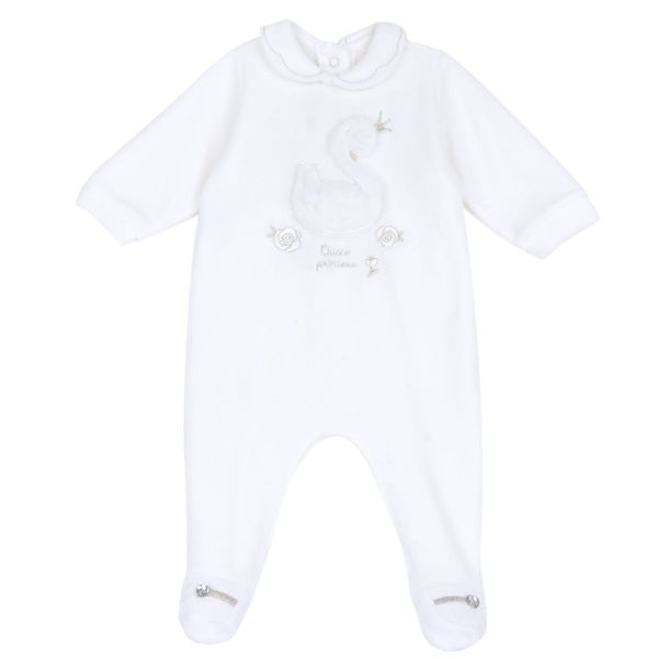 Tutina con apertura patello cigno con pelo - chicco - Chicco