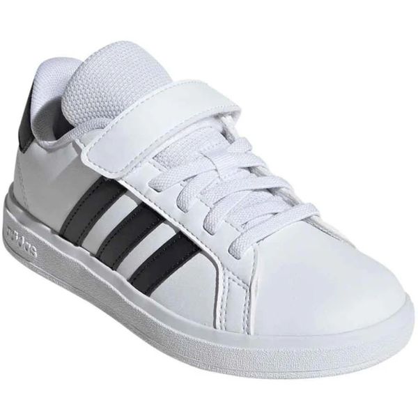Grand court bianca bande nere - adidas - Adidas