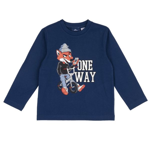 T.shirt m/l blu st volpe - chicco - Chicco