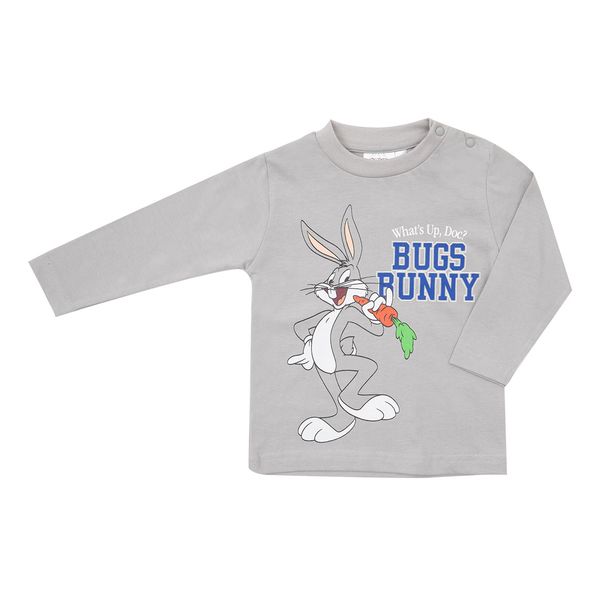 T-shirt manica lunga bimbo grigio "bugs bunny" - WARNER BROSS
