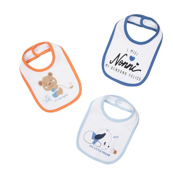 Pack 3 bavaglini neonato - Mawi