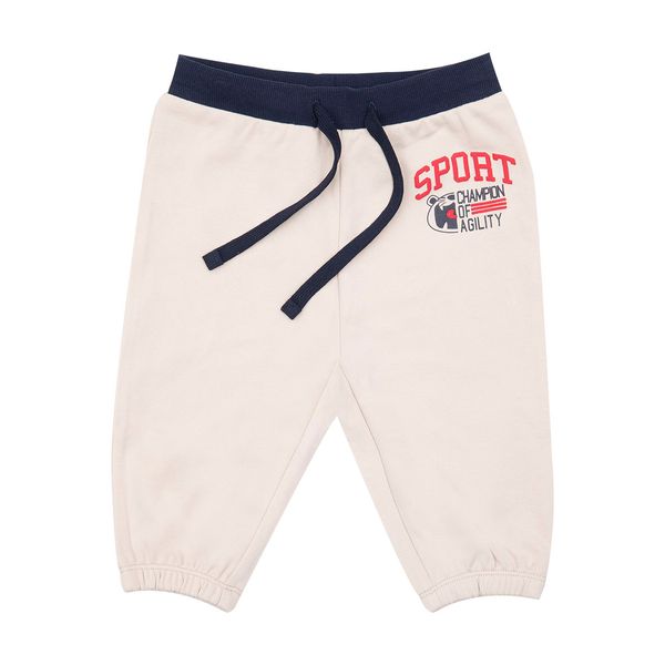 Pantaloni bimbo beige con stampa - Mawi