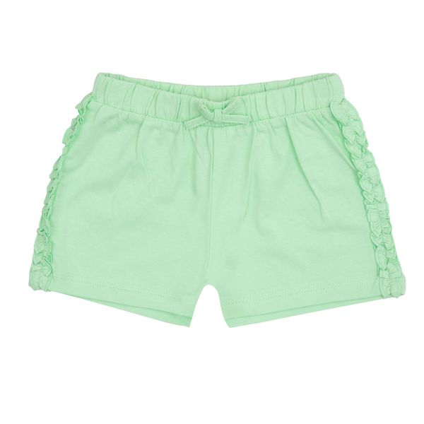 Shorts bambina verdi con frill - Mawi