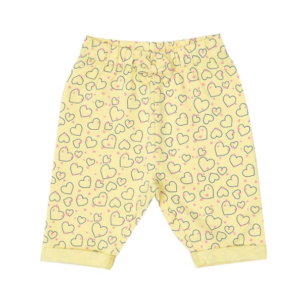 Pantalone felpato bimba rosa stampato con fiocco - Mawi