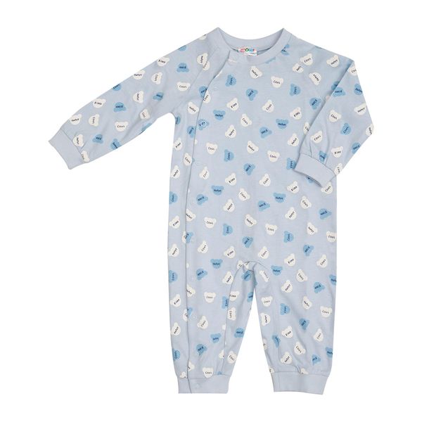 Pigiama intero azzurro bimbo orsi allover - Mawi