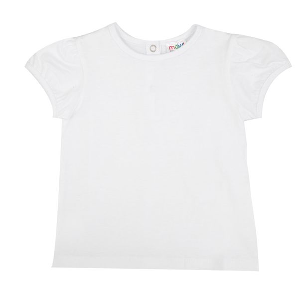 T-shirt basic bimba bianca - Mawi