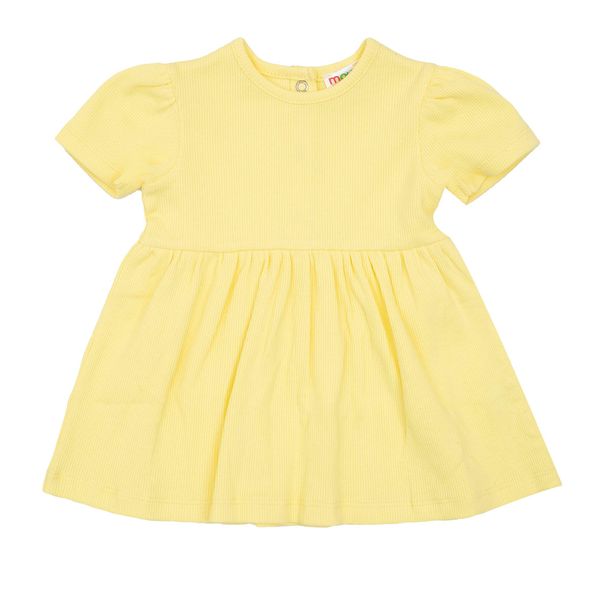 Abito costina bimba giallo - Mawi