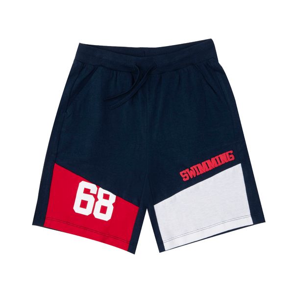 Short jersey bimbo blu/rosso - Mawi