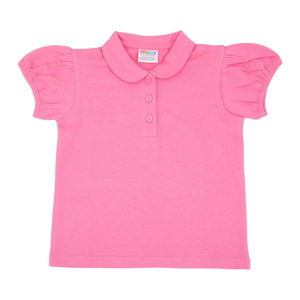 Polo stretch bimba rosa - Mawi