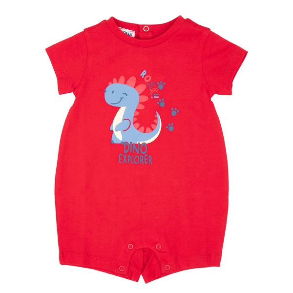 Pagliaccetto jersey bimbo rosso "dino" - Mawi