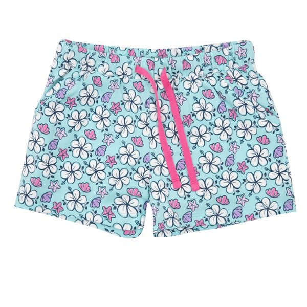 Short jersey bimba azzurro stampato - Mawi