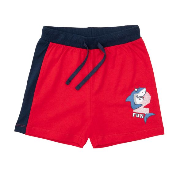 Short jersey bimbo rosso "shark" - Mawi