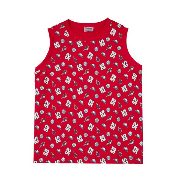 Canotta jersey bimbo stampata - Mawi