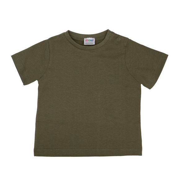 T-shirt jersey bimbo verde militare - Mawi