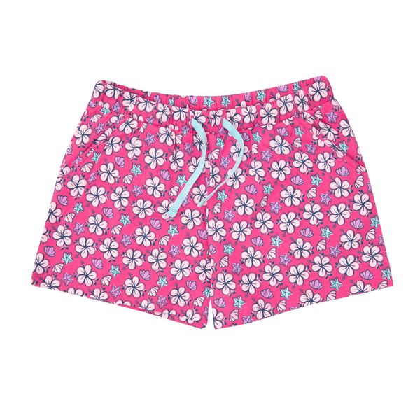 Short jersey bimba fucsia stampato - Mawi