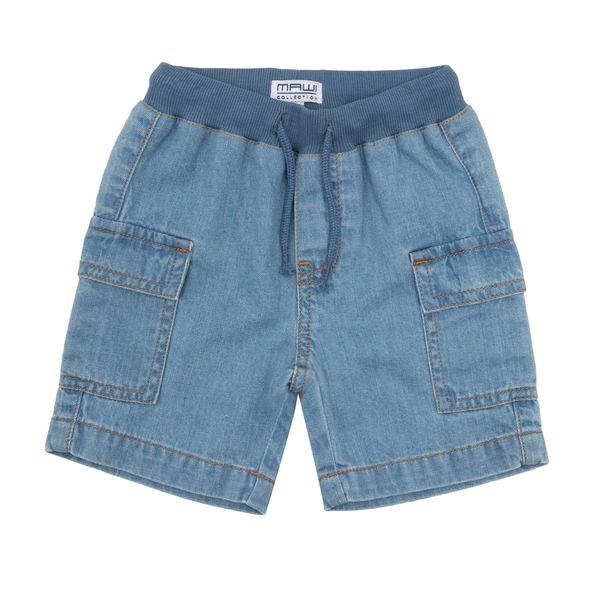 Pantaloncino denim bimbo con tasconi - Mawi