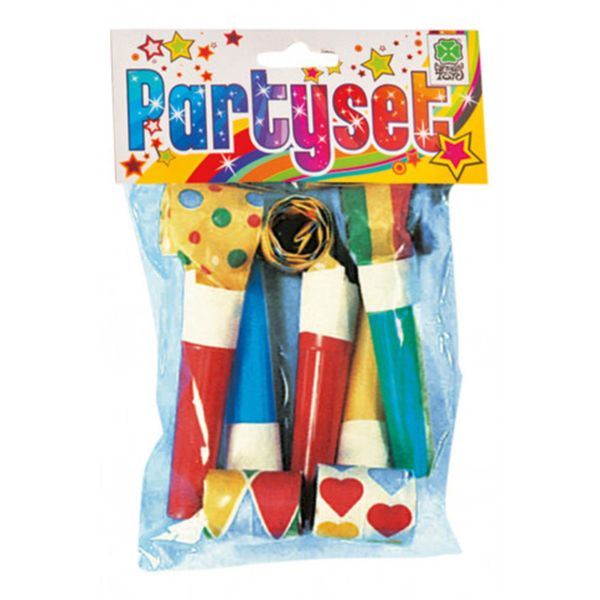 Lingue di suocera carnevale x5 in busta assortite - CARNIVAL TOYS