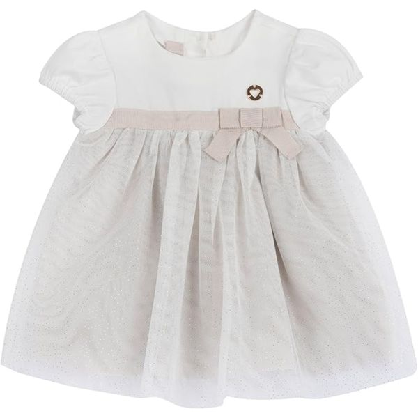 Abito in tulle elegante a maniche corte - chicco - Chicco